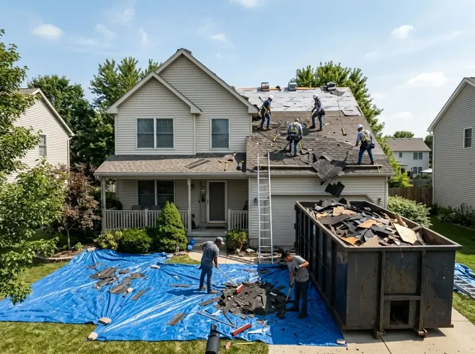 roof-replacement-debris-remova-004 — frequently asked questions, Cheapest Dumpster Rentals in Santa Fe, TX